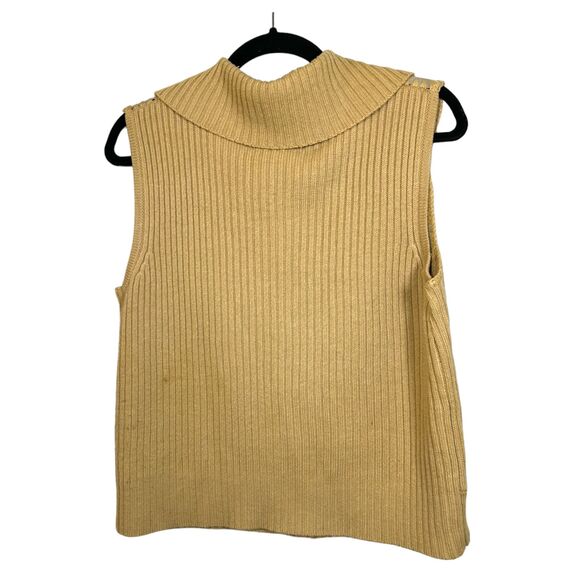 Designers Studio Originals Suede Embroidered Sweater Vest Women's Size Small - Picture 5 of 8